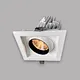 square adjustable recessed led downlight